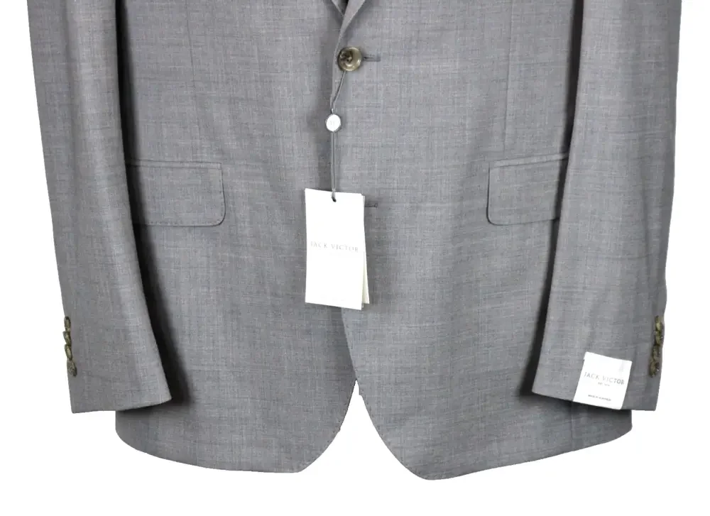 Jack Victor Suit 36 R Mens Light Grey Solid Dean Super 110s Wool 2 Piece Canada